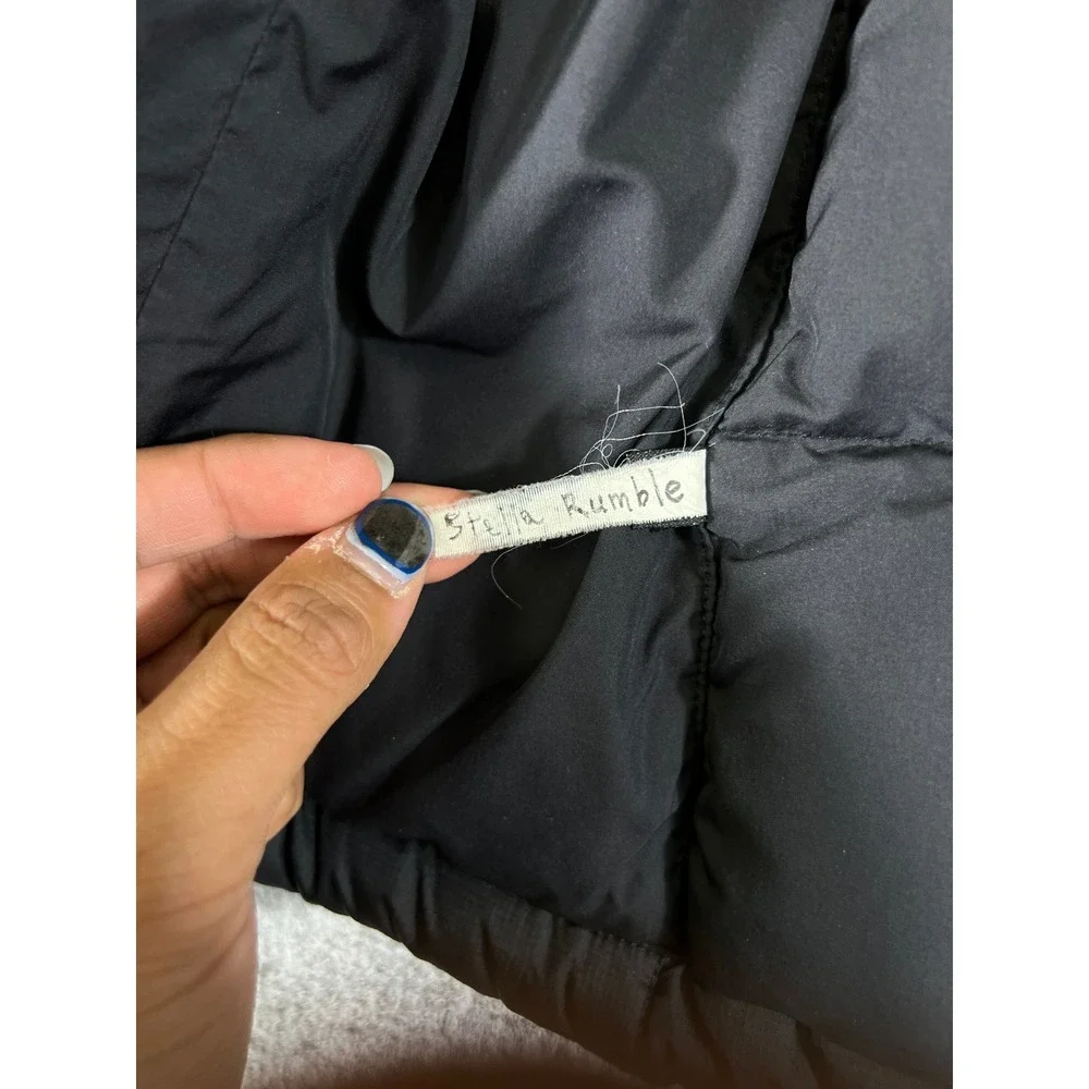 VINTAGE The North Face Nuptse 700 Puffer Jacket Mens Small Black Down Gorpcore